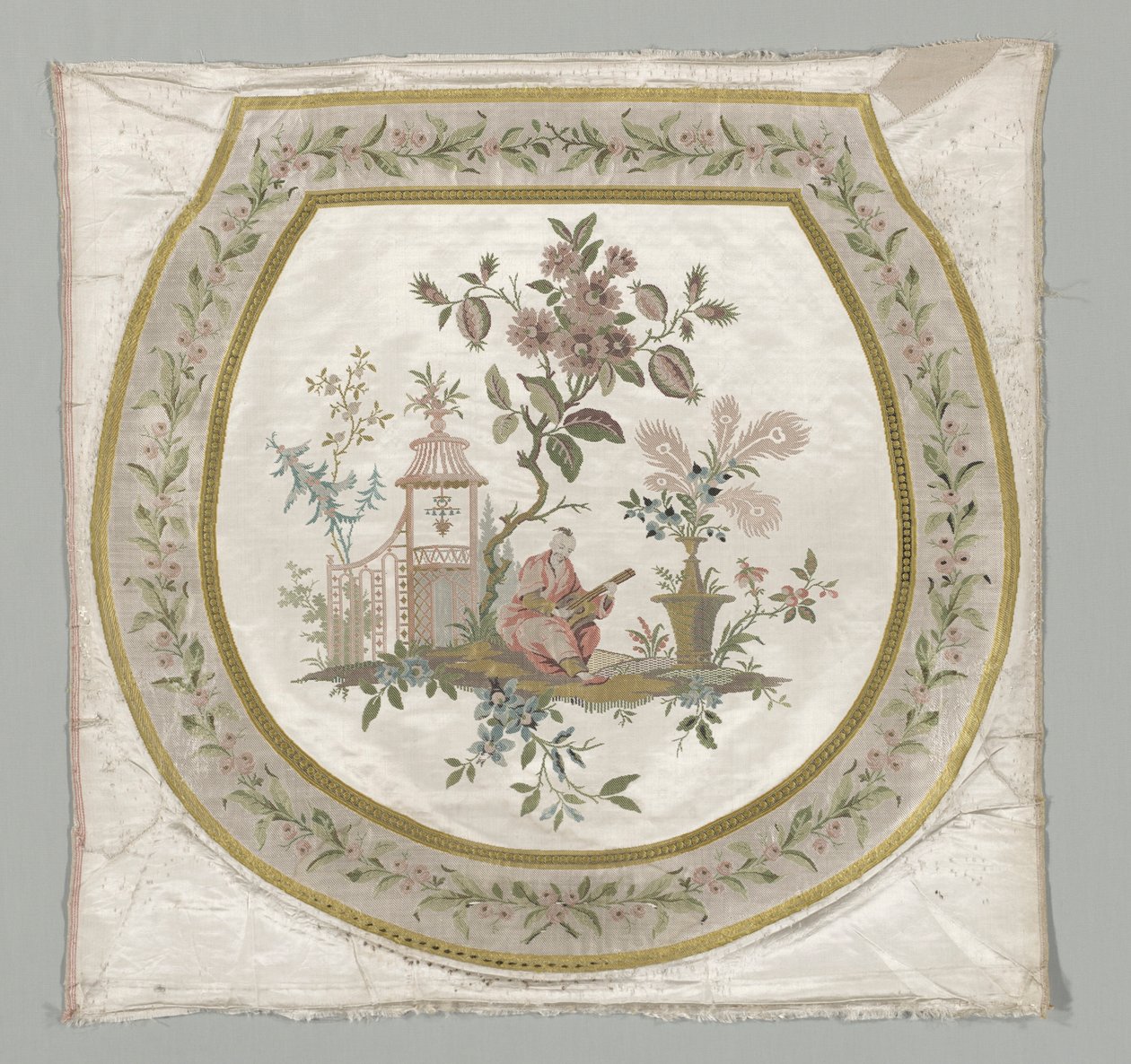 Tapisserie pour un siège de chaise, vers 1743-1774 - Philippe de Lasalle