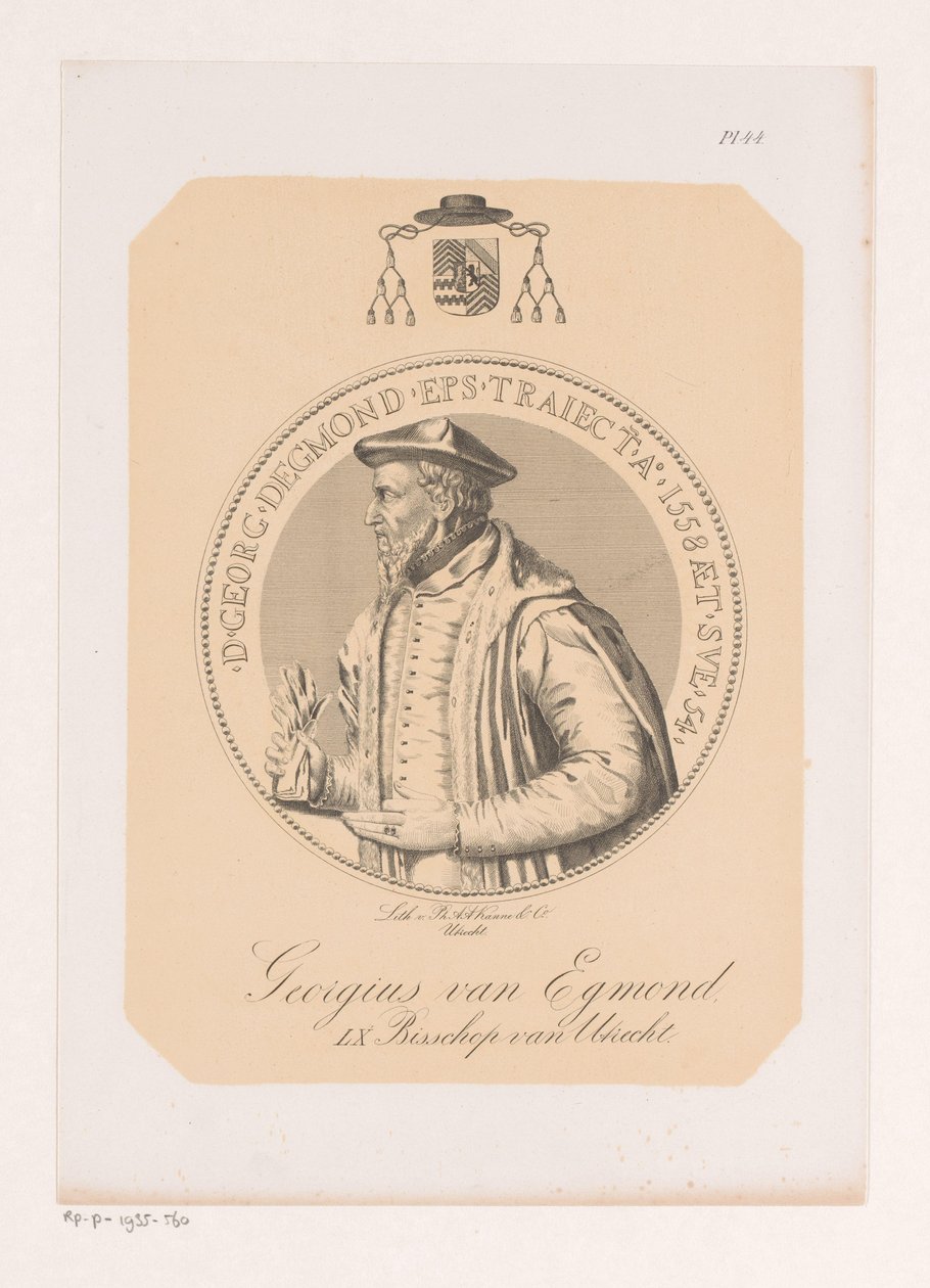 Portrait de George van Egmont - Philippus Anthonius Alexander Kanne (attributed to)