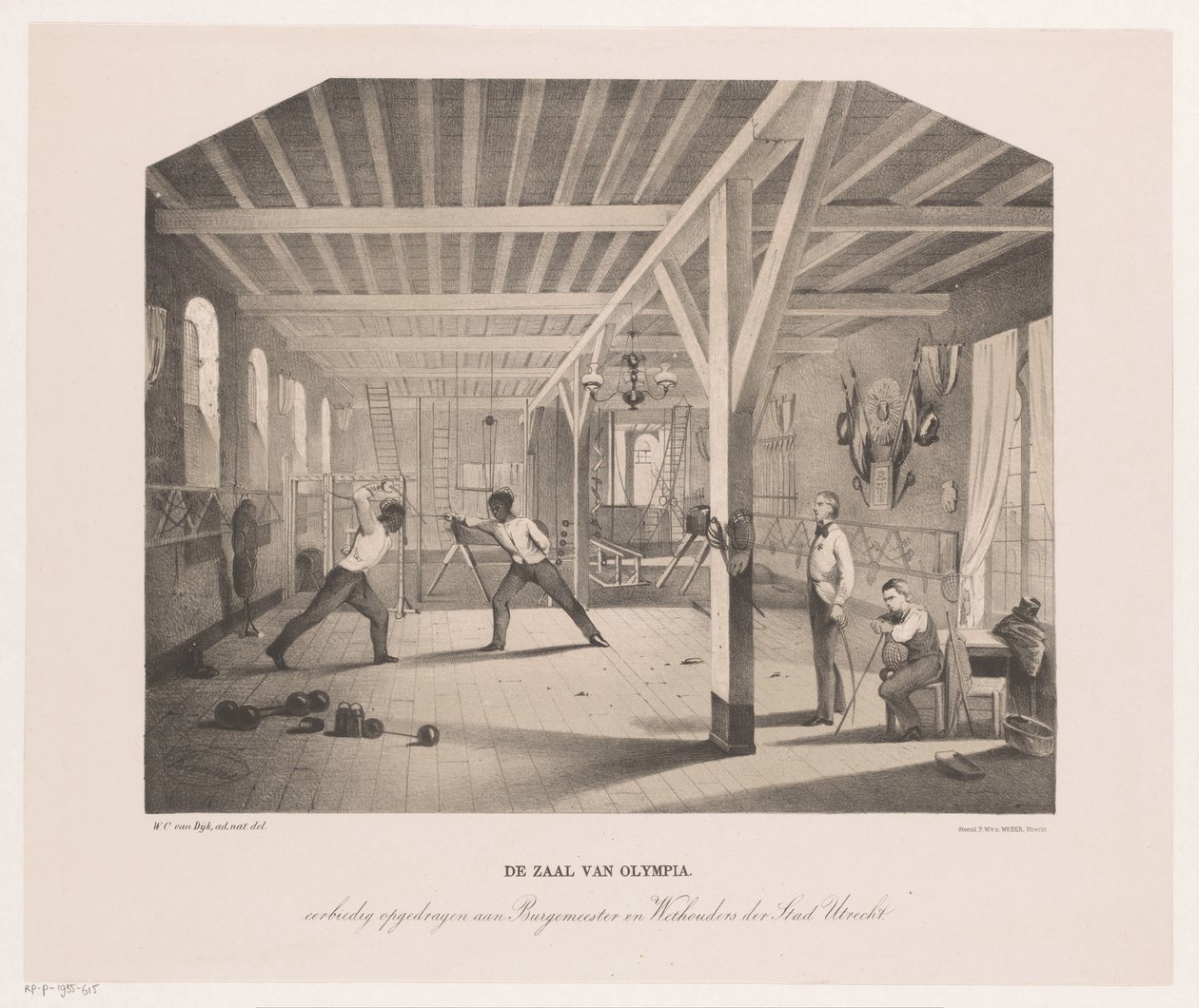 Vue dans la salle d