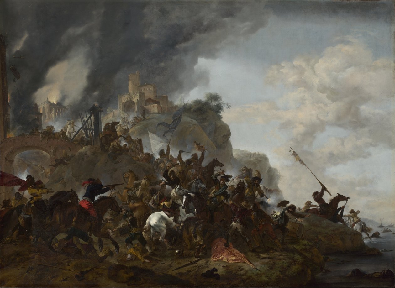 Cavalerie faisant une sortie d