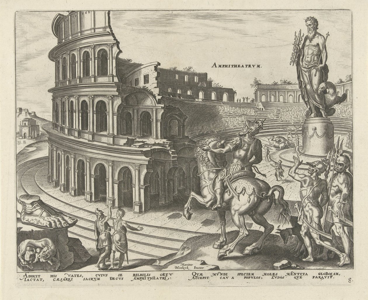 Colisée à Rome - Philips Galle