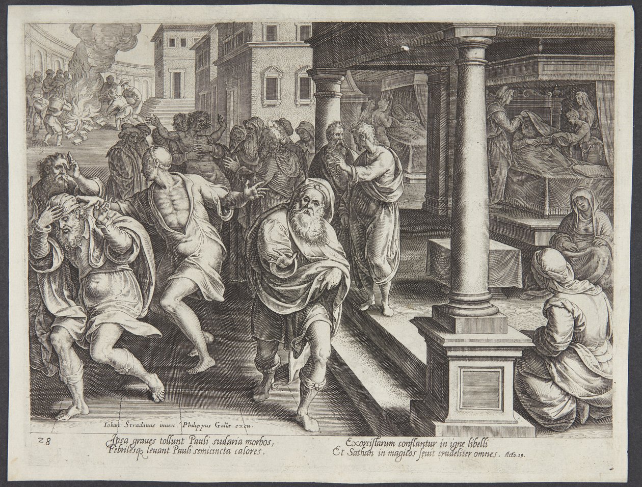 Saint Paul et les exorcistes à Éphèse - Philips Galle