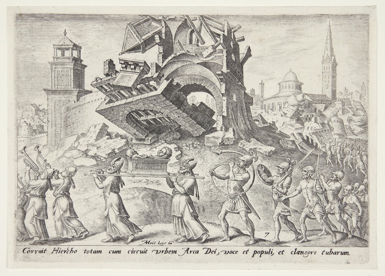 La destruction de Jéricho - Philips Galle