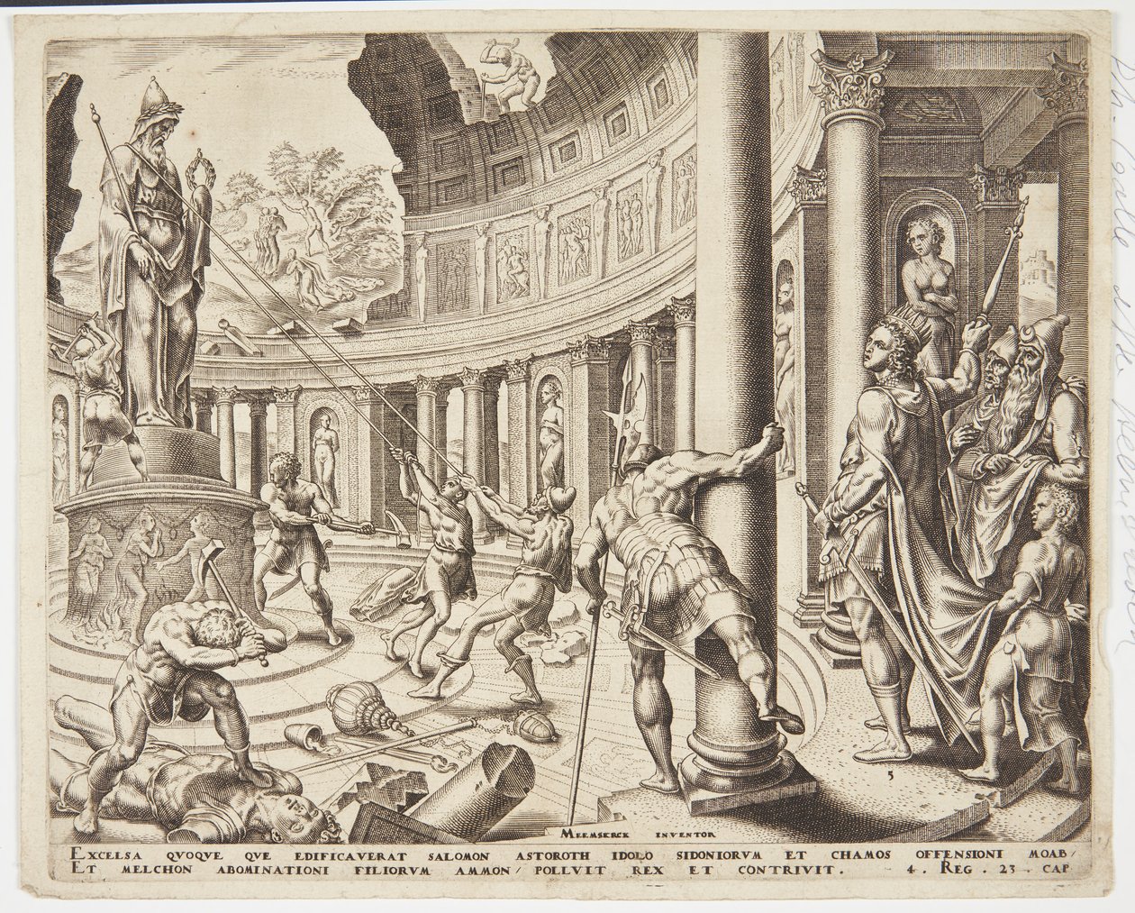 La destruction du temple d