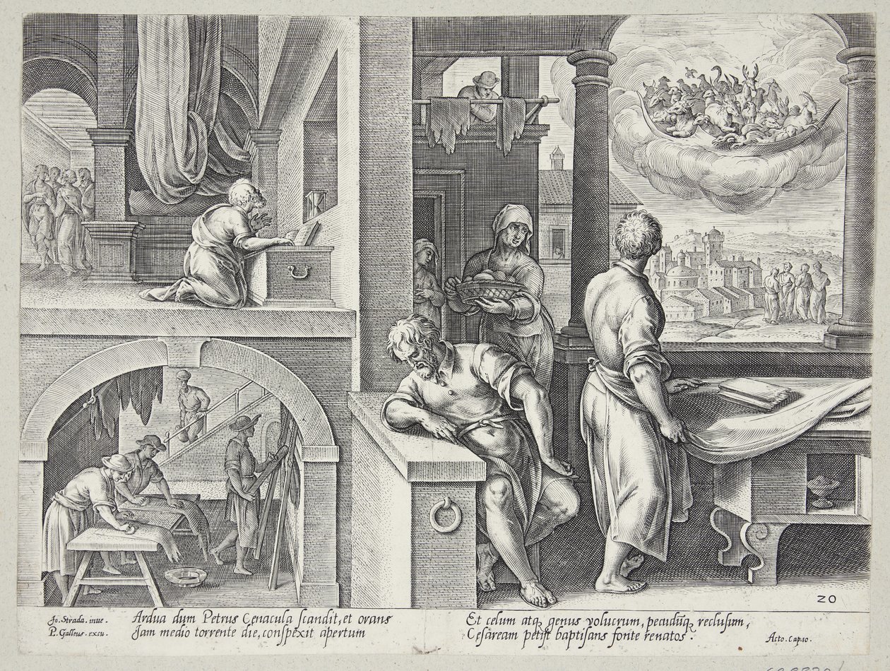 La vision de Saint Pierre - Philips Galle