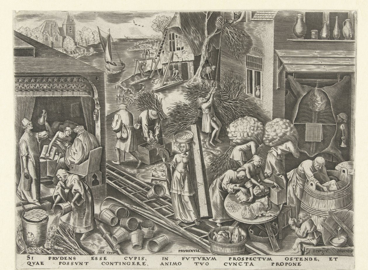 Prudence (Les sept vertus) - Philips Galle