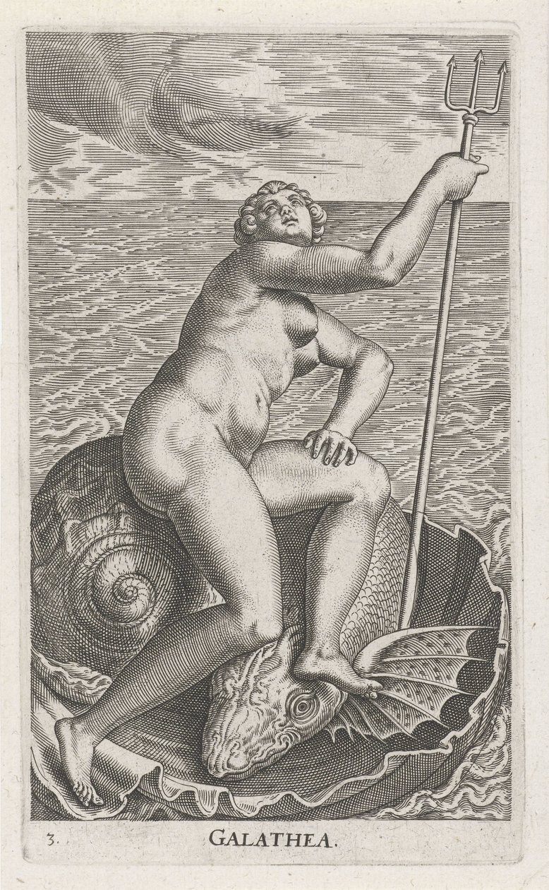 Nymphe des eaux Galatée - Philips Galle