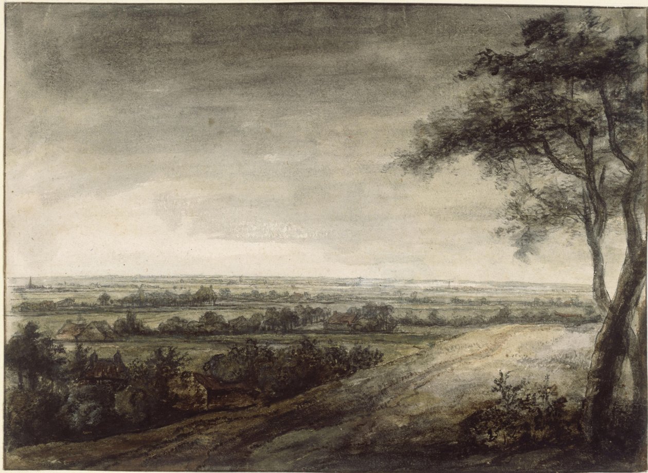 Vue sur un vaste paysage - Philips Koninck