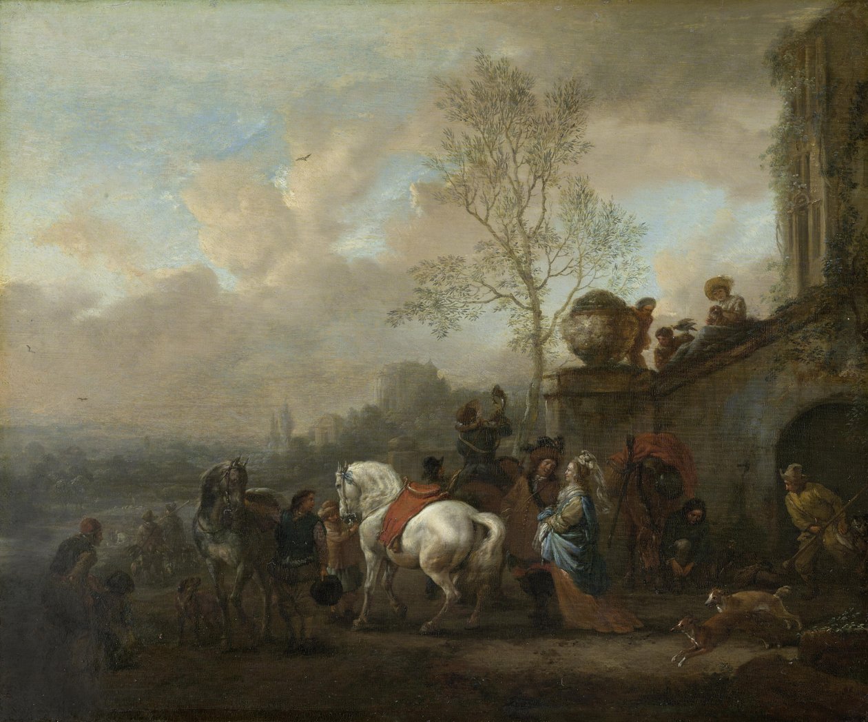 Départ pour la chasse - Philips Wouwerman