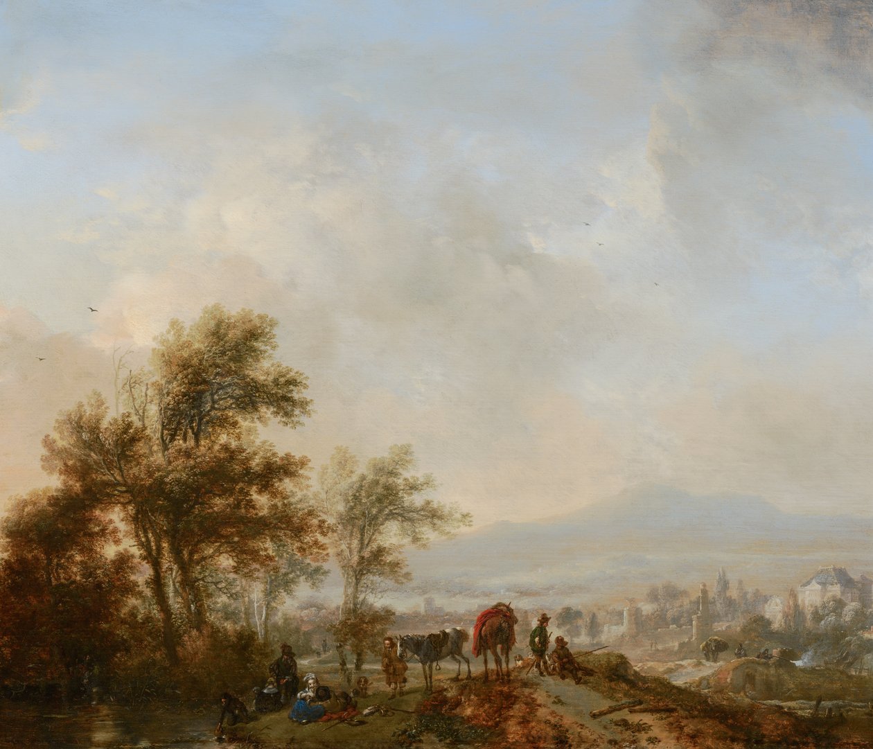 Repos pendant la chasse - Philips Wouwerman