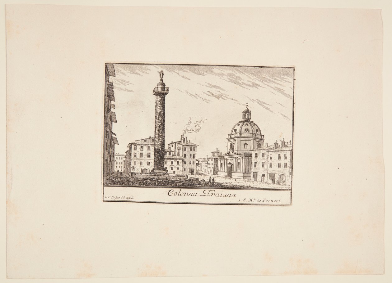 Danois : colonne Trajan. 1. Église de S. Maria de Fornari - Philothée Francois Duflos