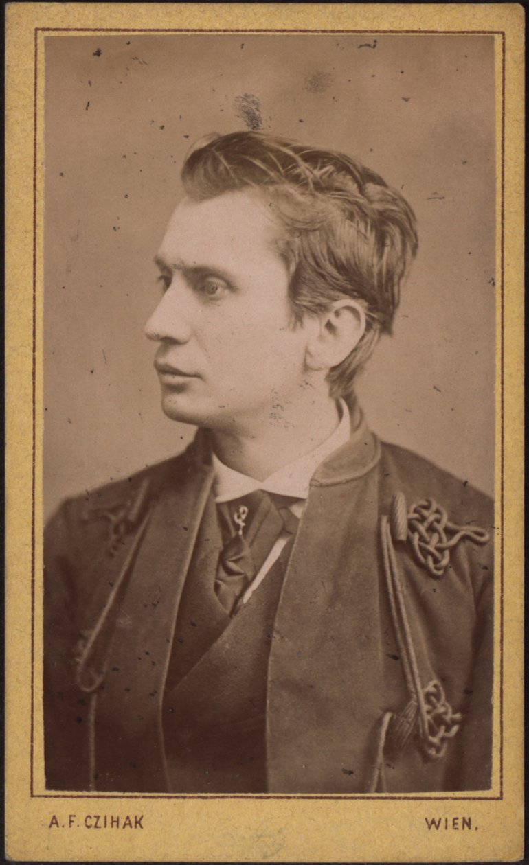 Leopold von Sacher-Masoch 1836-1895, vers 1880 - Photo studio Adolf F. Czihak.
