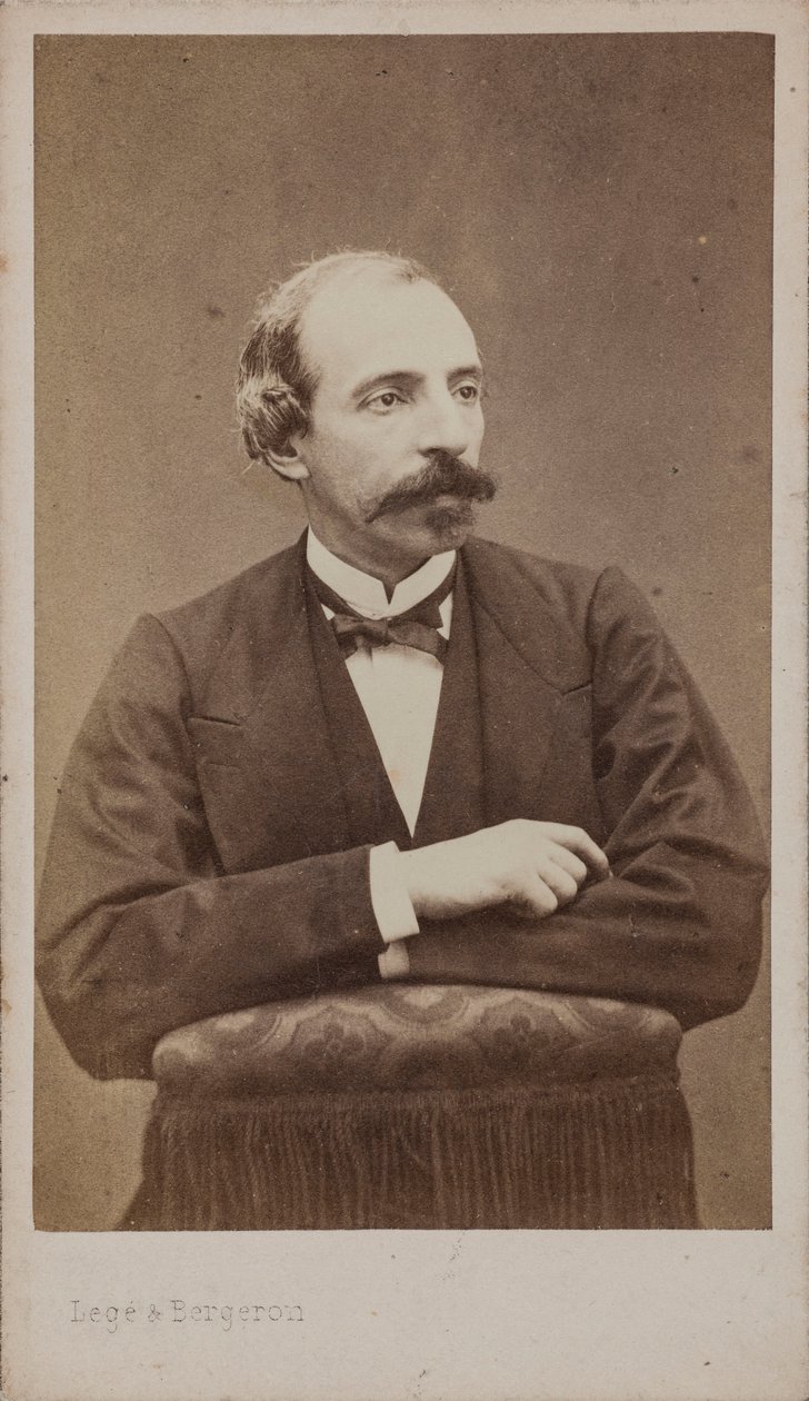 Portrait du compositeur Émile Jonas 1827-1905 - Photo studio Legé and Bergeron.