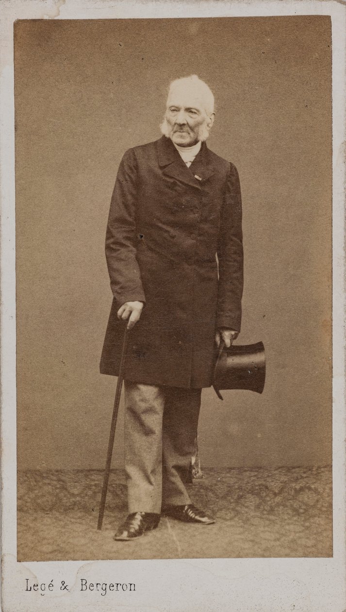 Portrait du compositeur Gustave Vogt 1781-1870 - Photo studio Legé and Bergeron.