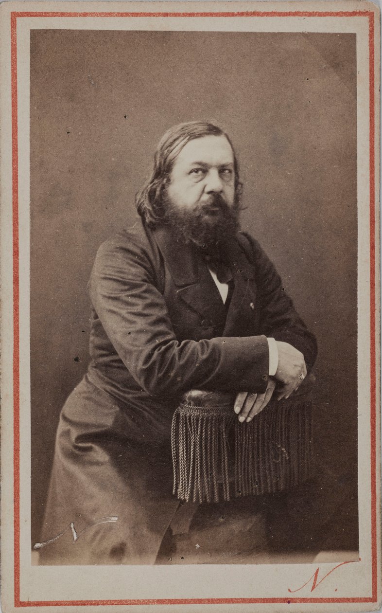 Portrait du poète Théophile Gautier 1811-1872, 1872 - Photo studio Nadar.