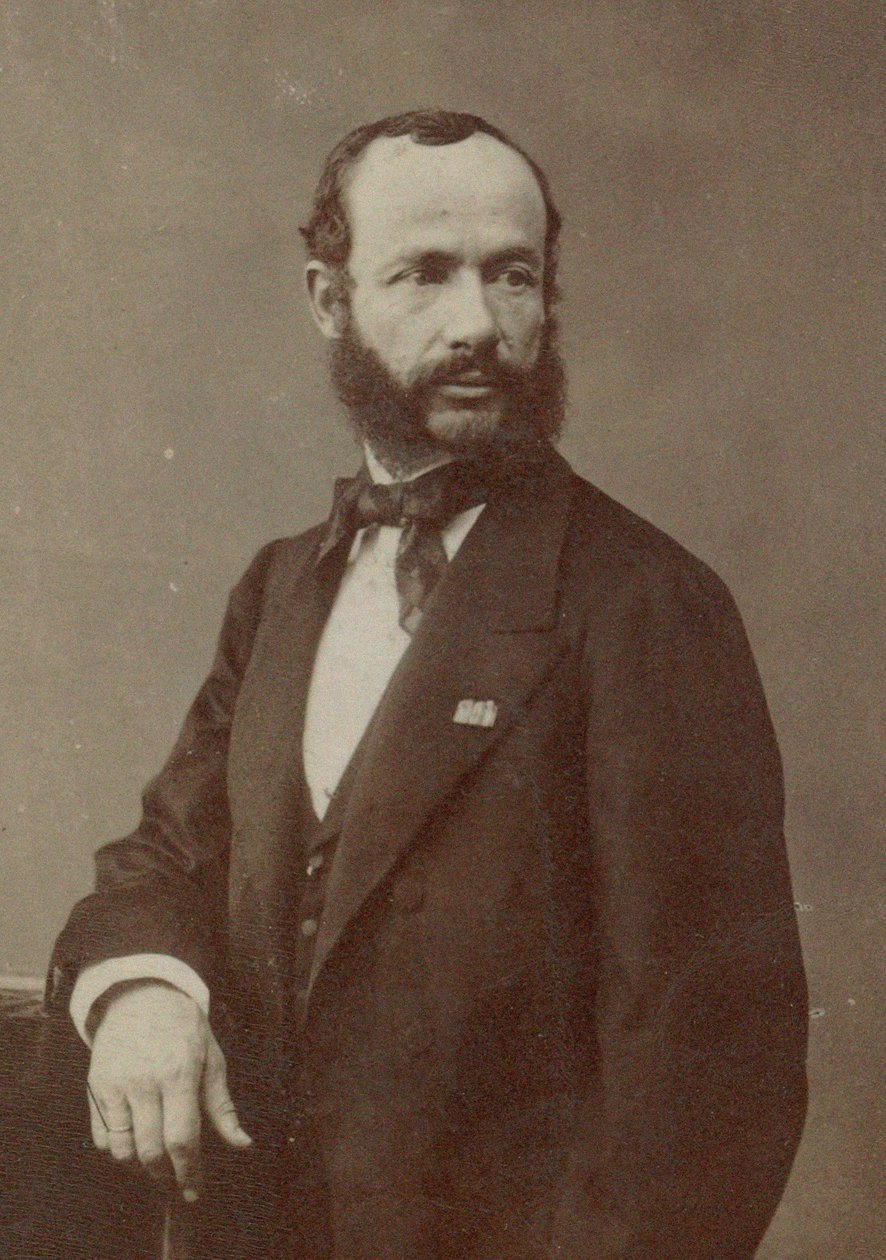 Portrait du violoniste et compositeur Henri Vieuxtemps 1820-1881, années 1870 - Photo studio Nadar.