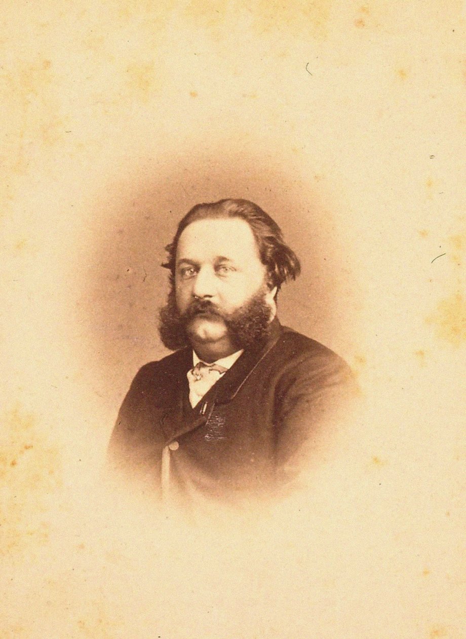 Portrait du compositeur Alfred Jaëll 1832-1882, 1866 - Photo studio Paetz.