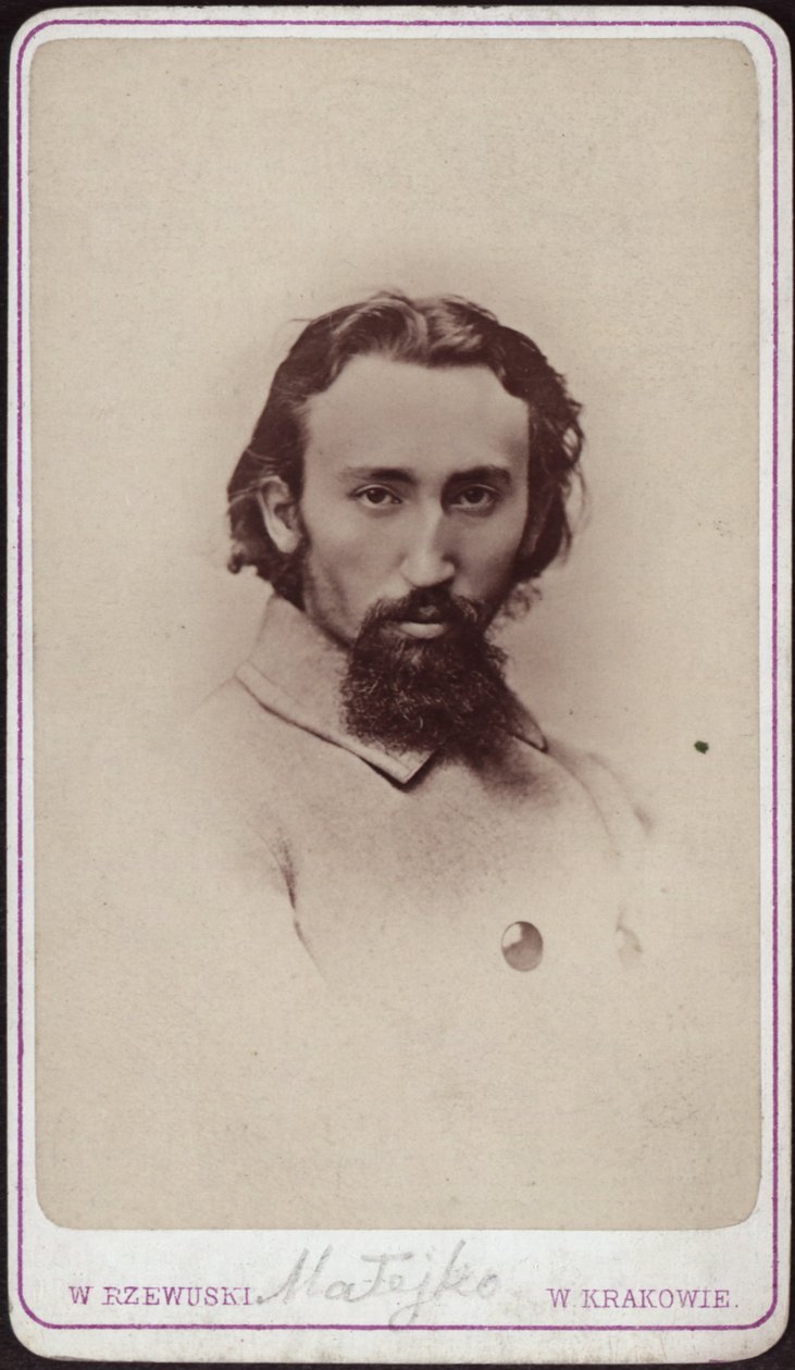 Portrait de Jan Matejko 1838-1893, vers 1880 - Photo studio Waleri Rzewuski.