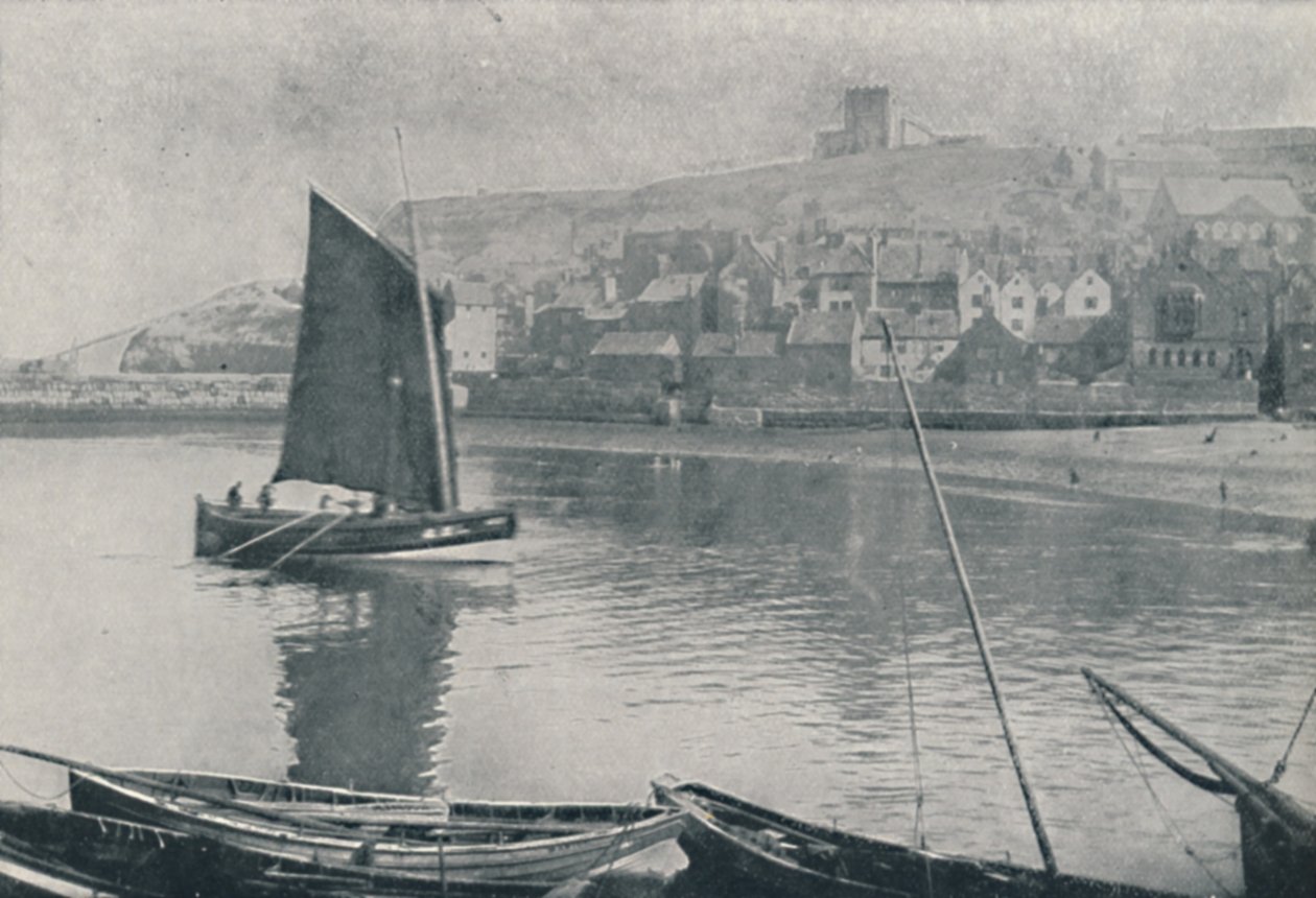 Port de Whitby, 1910 - Photochrom Co Ltd of London