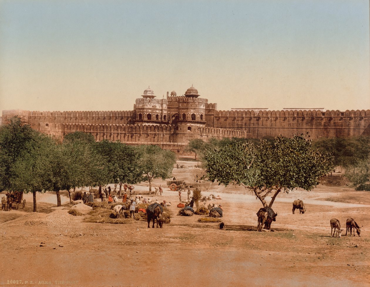 Agra. Le Fort - Photoglob Co. (Zurich, active c. 1890 1910)