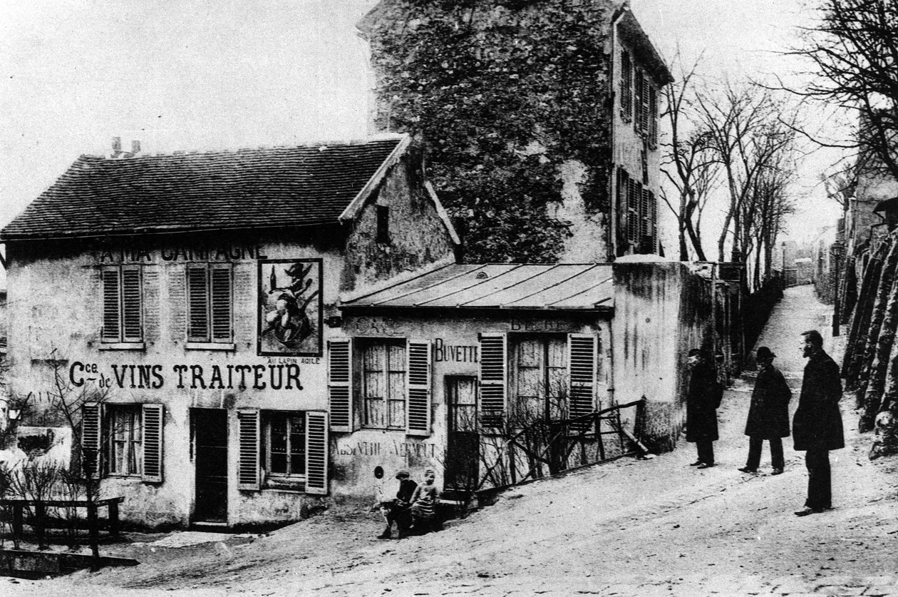 Cabaret des Assasins, le Cabaret du Lapin Agile, Rue des Saules - Photographer French