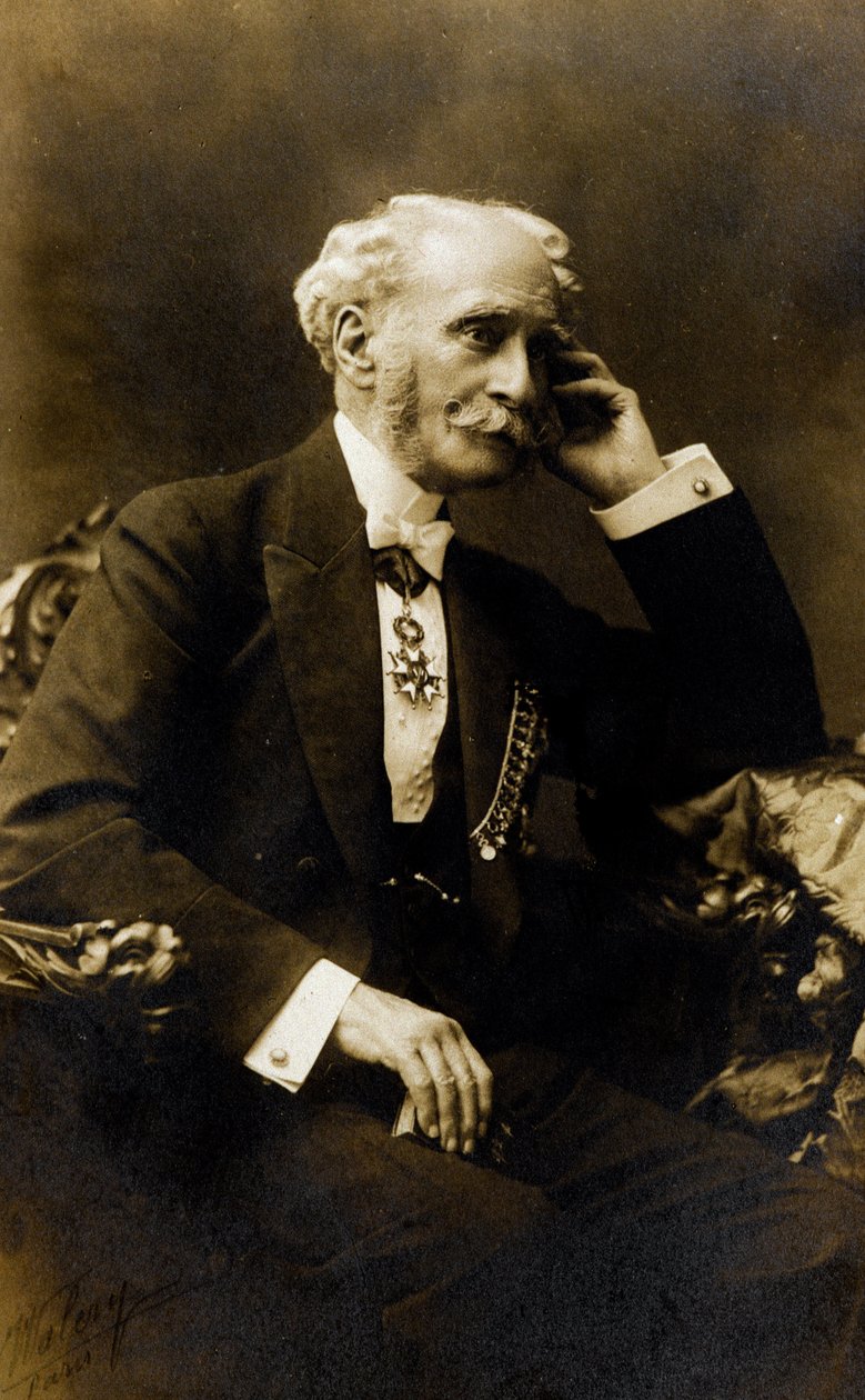 Portrait de François Stephen Emile Liégeard (1830-1925), écrivain, poète et homme politique français - Photographie, Coll. Baussy - Photographer French