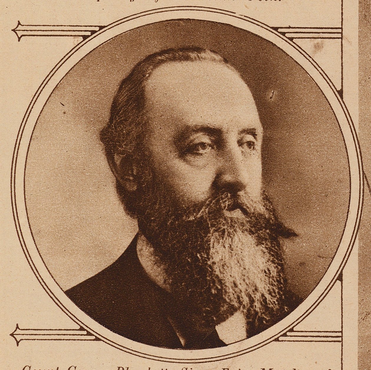 George Noble Plunkett, nationaliste et homme politique irlandais (photo n/b) - Photographer Irish