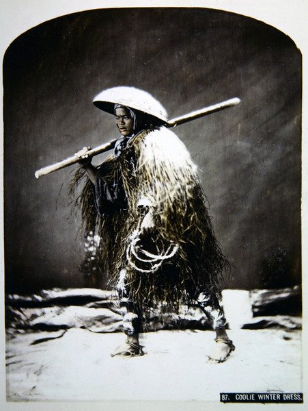 Porteur japonais dans ses vêtements d