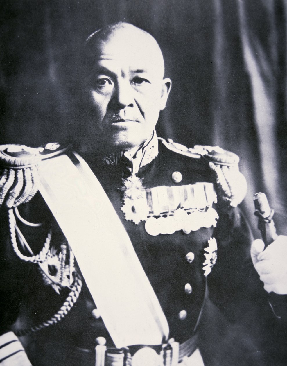 Vice-amiral Chuichi Nagumo (photo n/b) - Photographer Japanese