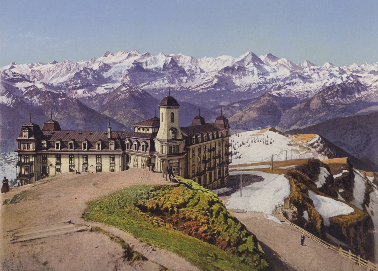 Rigikulm et les Alpes bernoises (colour photo) - Photographer Swiss