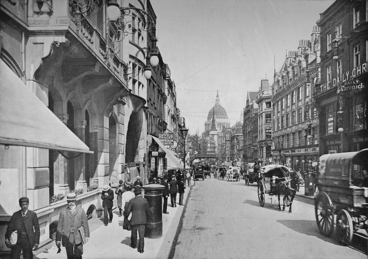 Fleet Street, City de Londres, vers 1900-1911 - Pictorial Agency