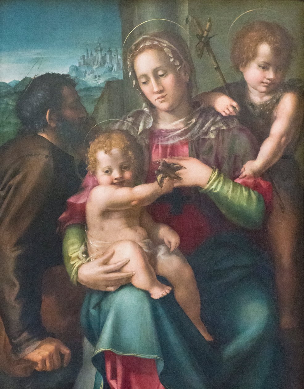 Sainte Famille avec le jeune Saint Jean-Baptiste - Pier Francesco Foschi