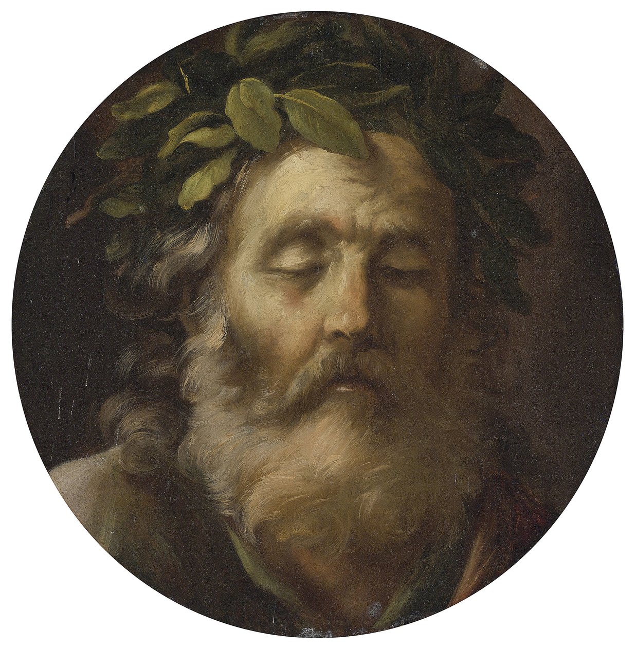 Portrait du poète Homère - Pier Francesco Mola