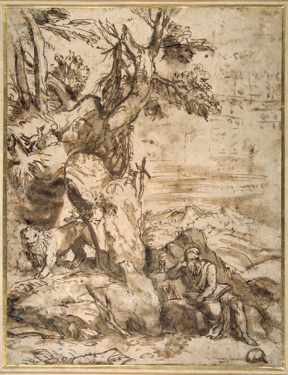 Saint Jérôme lisant dans le désert, d