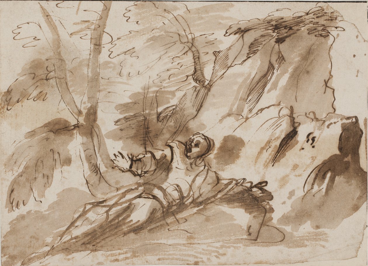 La vision de Saint Bruno - Pier Francesco Mola