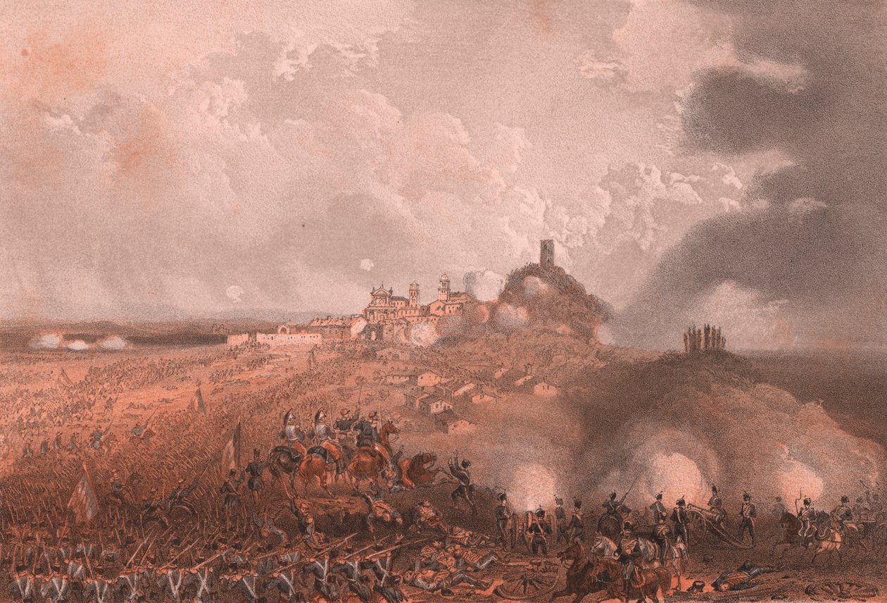 Attaque des Français à Solférino, Lombardie - Blaise Nicolas Le Sueur