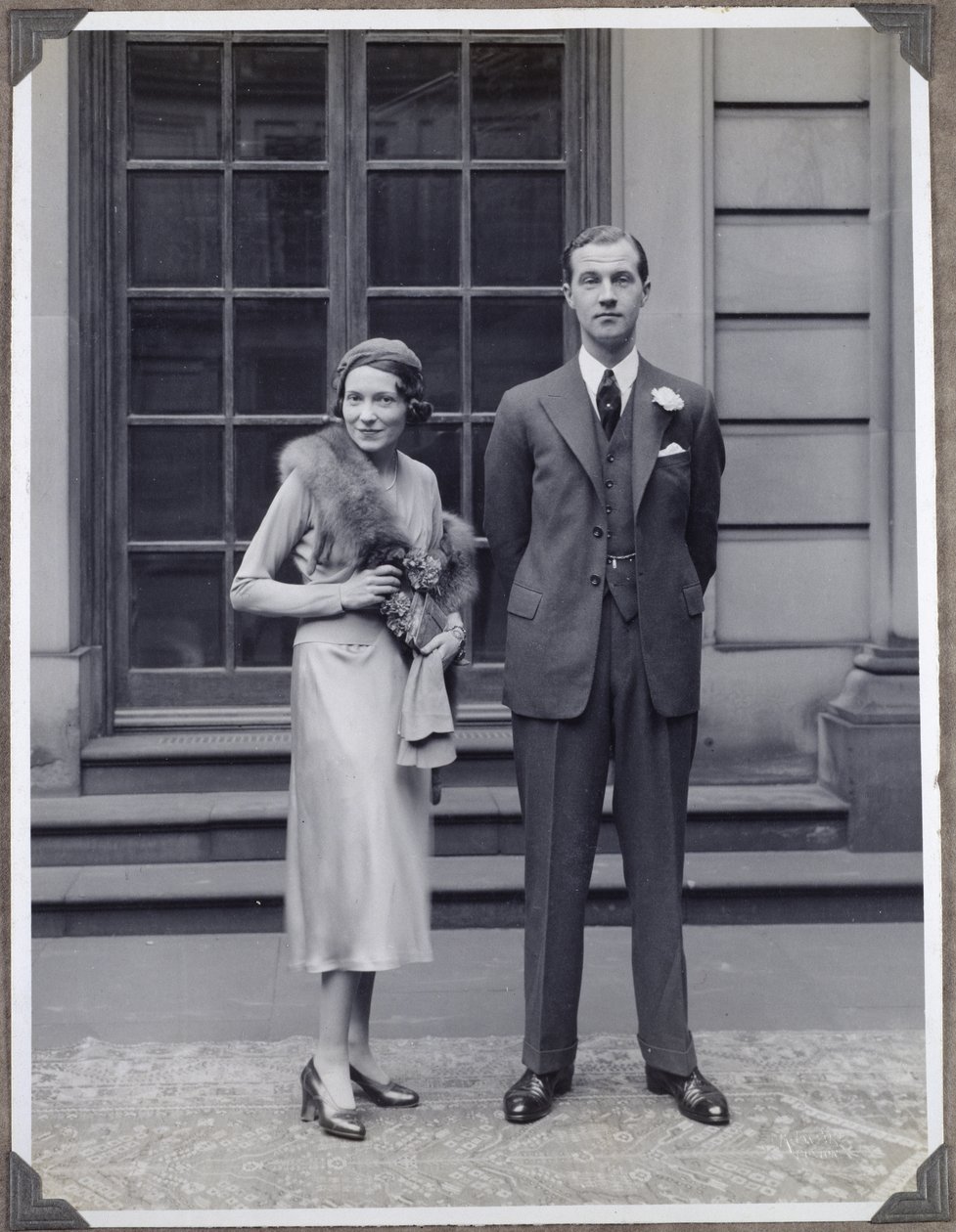 Lord Charles Cavendish et Adele Astaire le jour de leur mariage - Blaise Nicolas Le Sueur