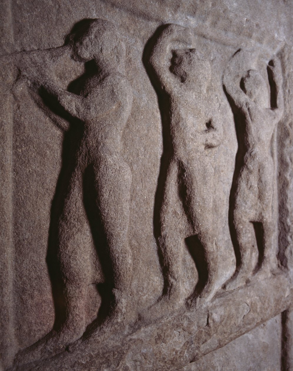 Musiciens, détail de la stèle funéraire de Pontassieve, Toscane, Italie, civilisation étrusque, 5ème siècle avant J.-C. - Blaise Nicolas Le Sueur