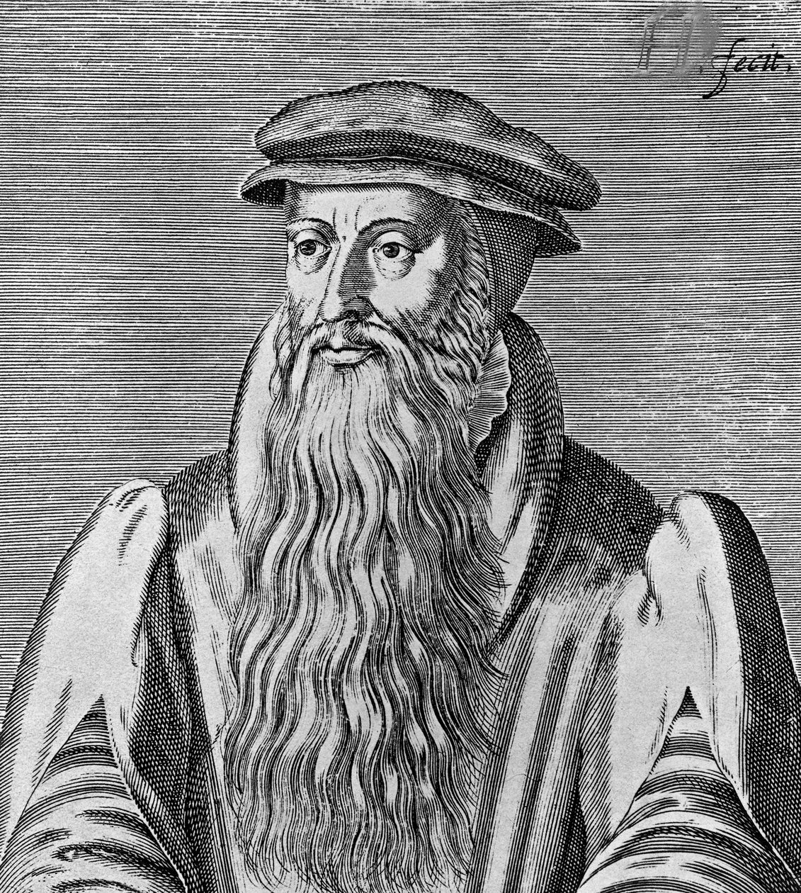 Portrait de John Knox (vers 1513-1572), ministre écossais, théologien, écrivain, leader de la Réforme et fondateur de l