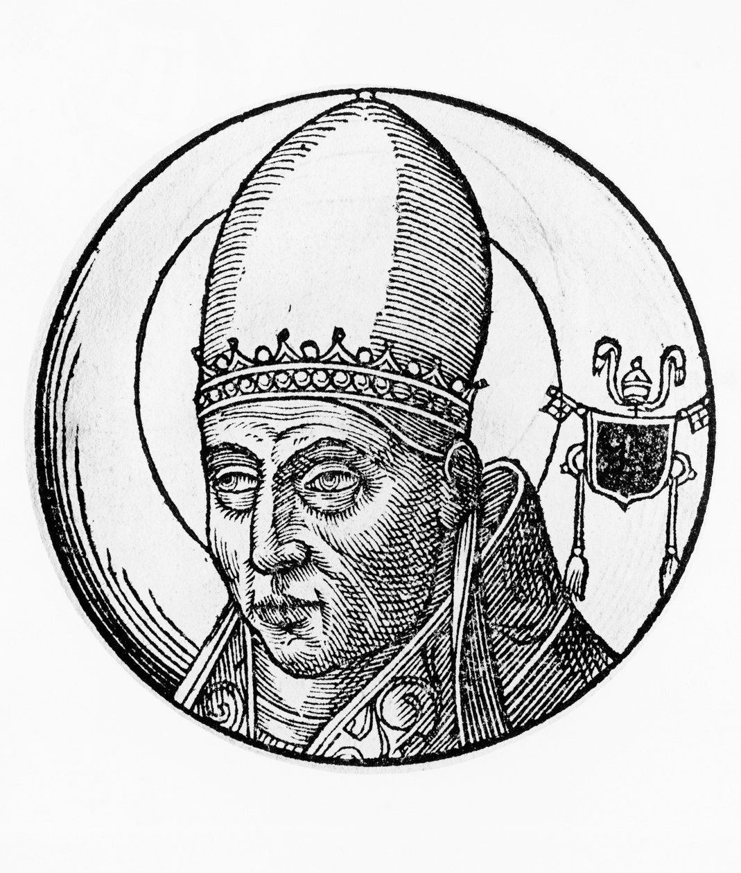 Portrait de Saint Innocent I (mort en 417), 40e pape de l