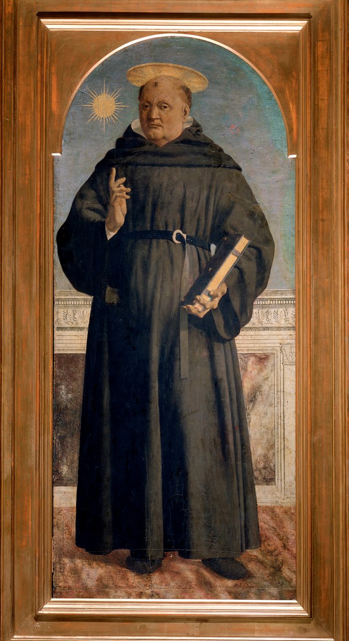 Polyptyque de Saint Augustin: Saint Nicolas de Tolentino - Piero della Francesca