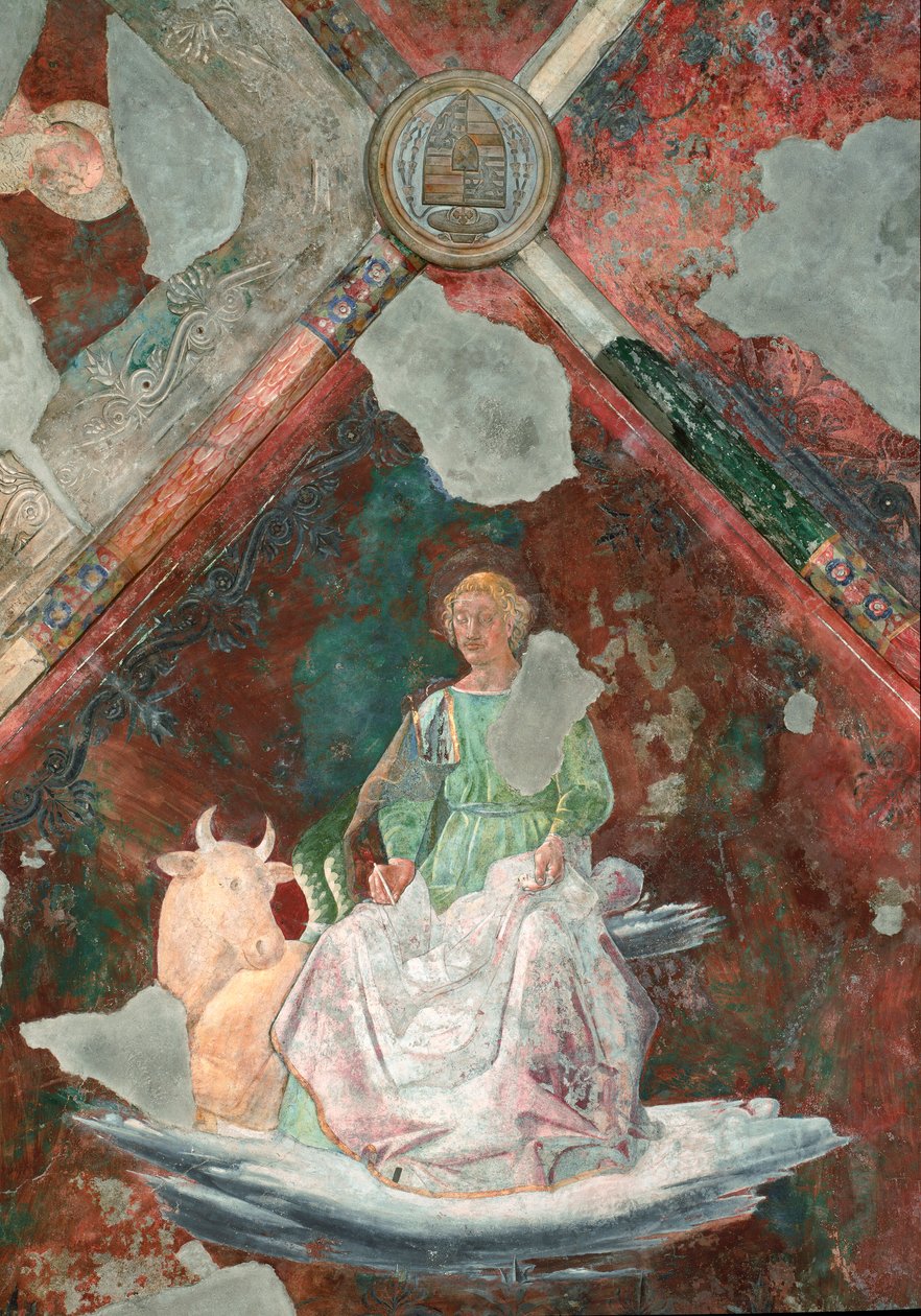 Saint Luc (détail) - Piero della Francesca