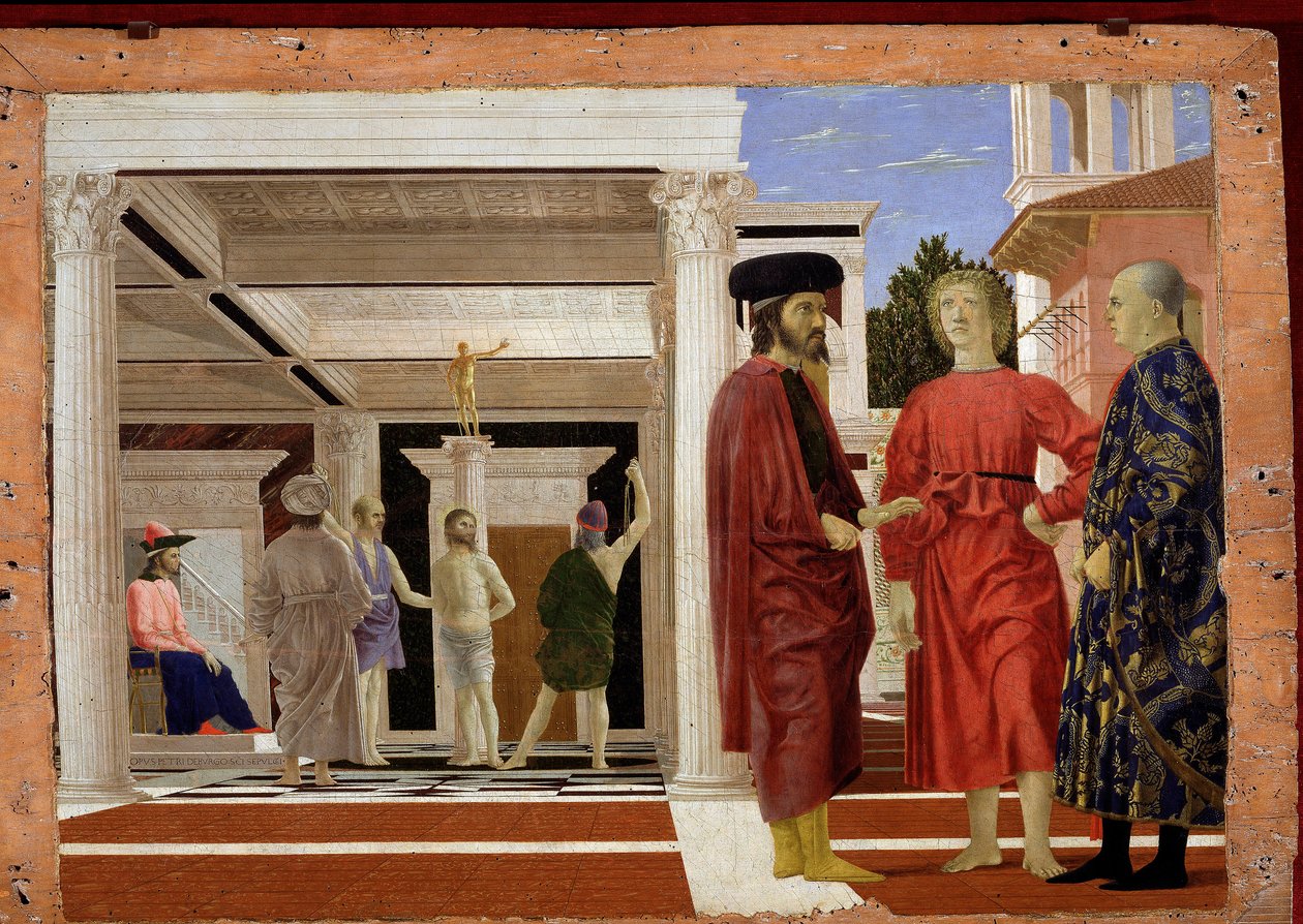 La flagellation du Christ, 1444-50 - Piero della Francesca