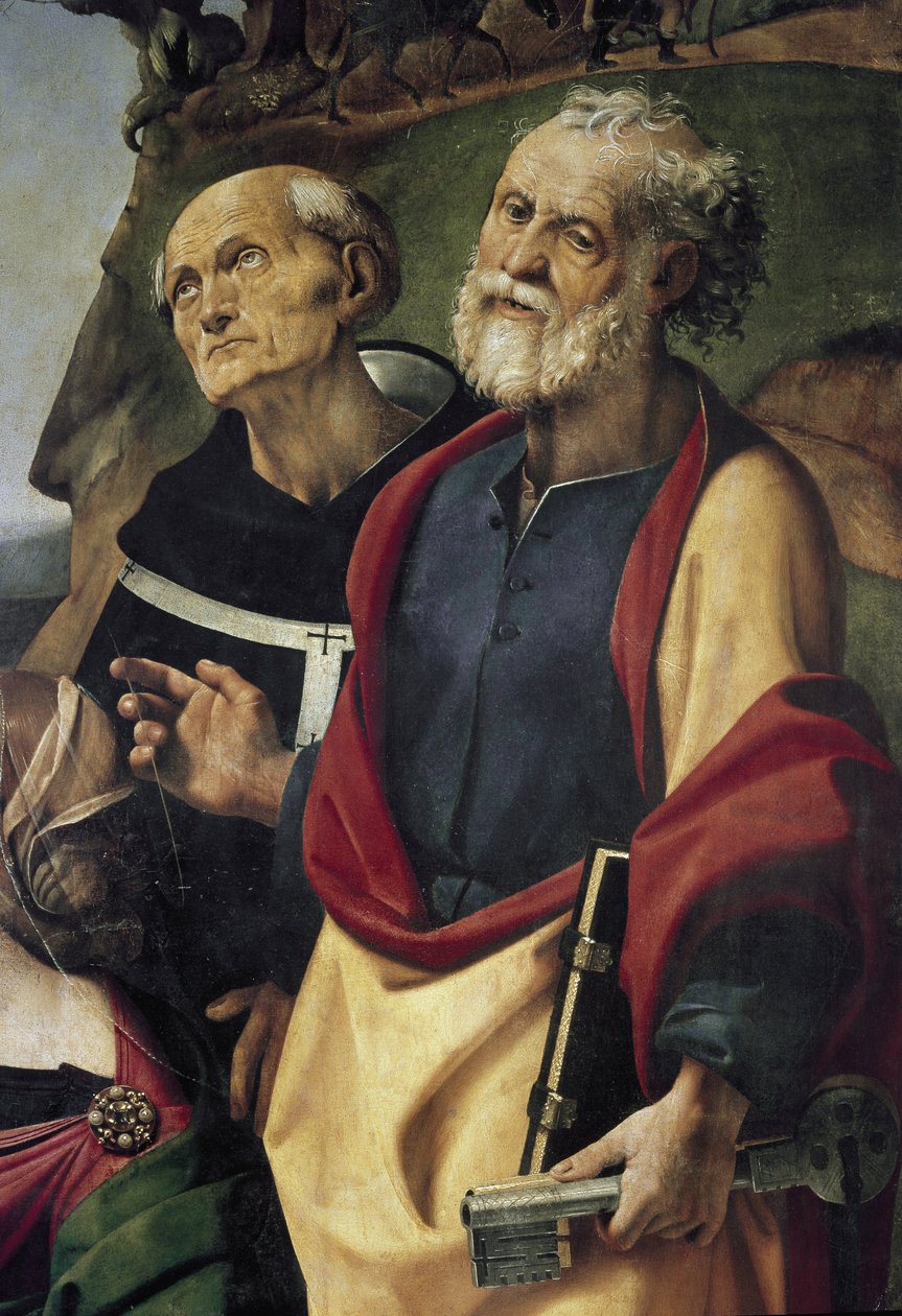 Saint Pierre et Saint Philippe Benizi (détail) - Piero di Cosimo