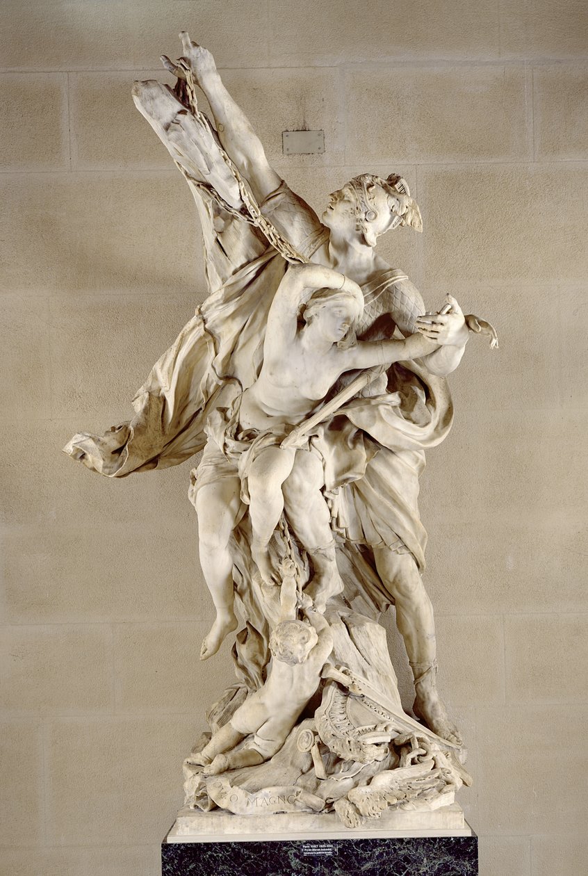 Persée et Andromède, 1684 (marbre) - Pierre and Veyrier, Christophe Puget