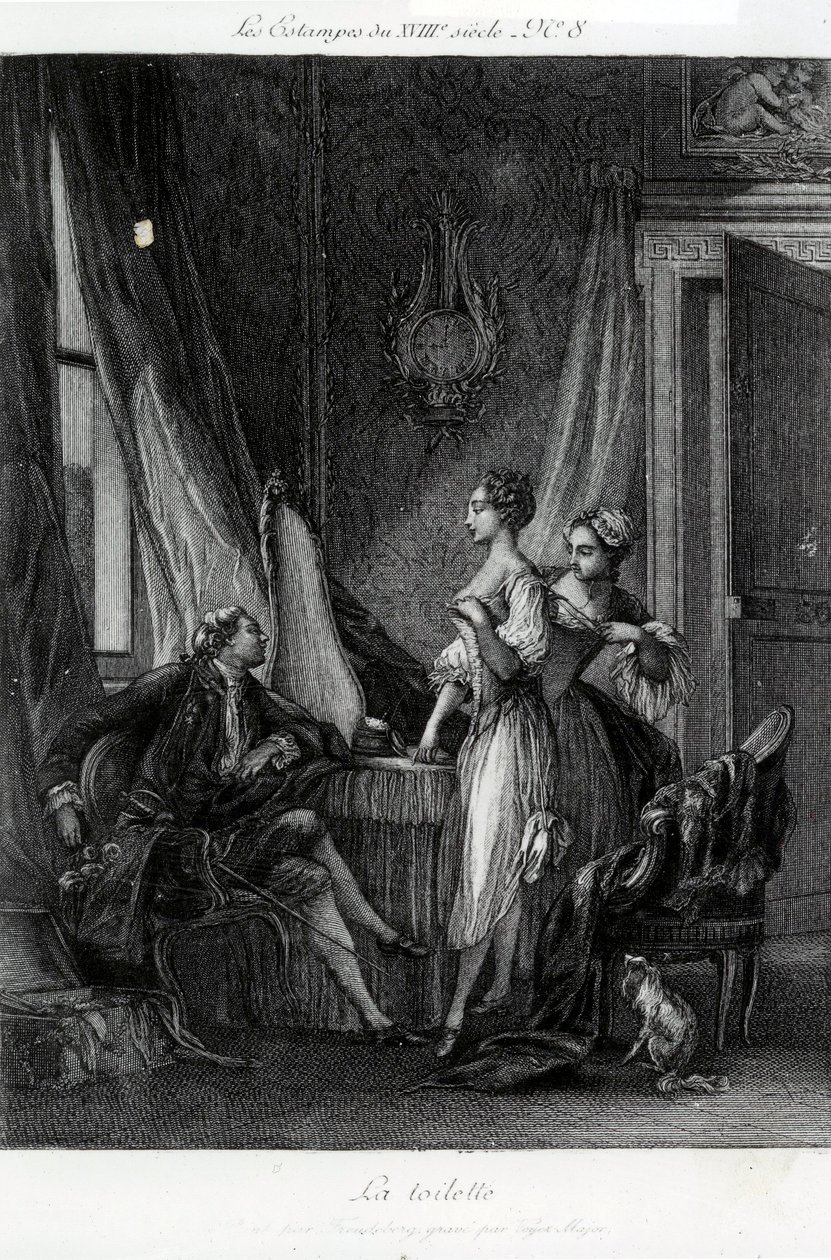 La Toilette, 1771 - Pierre Antoine Baudouin