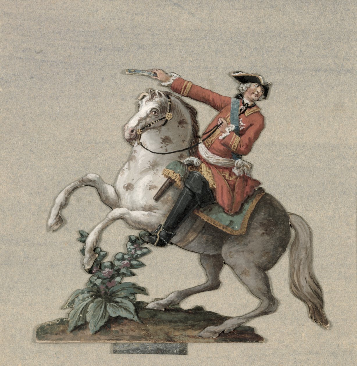 Portrait équestre du prince Charles-Just de Beauveau-Craon (1720-93) - Pierre Antoine Lesueur