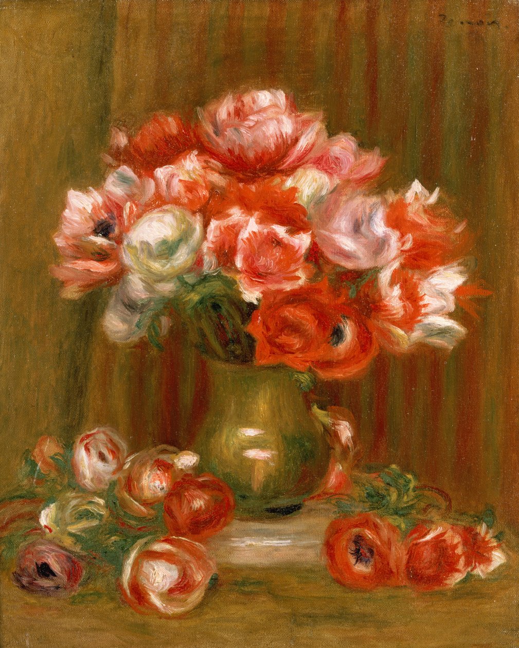 Anémones, 1909 - Pierre Auguste Renoir