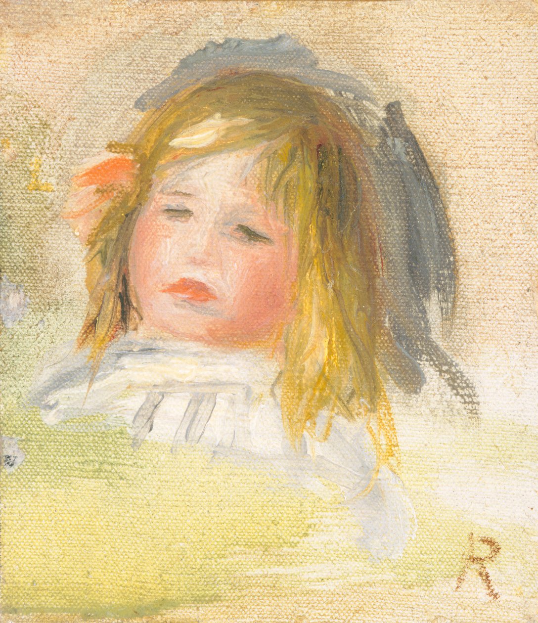 Enfant aux cheveux blonds, 1895-1900 - Pierre Auguste Renoir