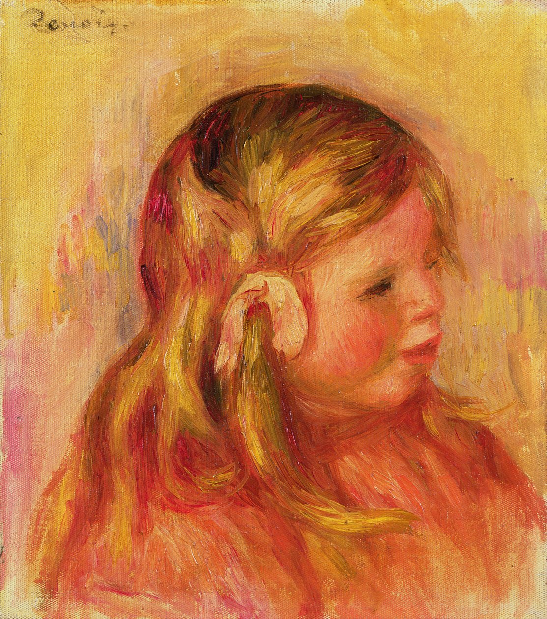 Claude Renoir, 1908 - Pierre Auguste Renoir
